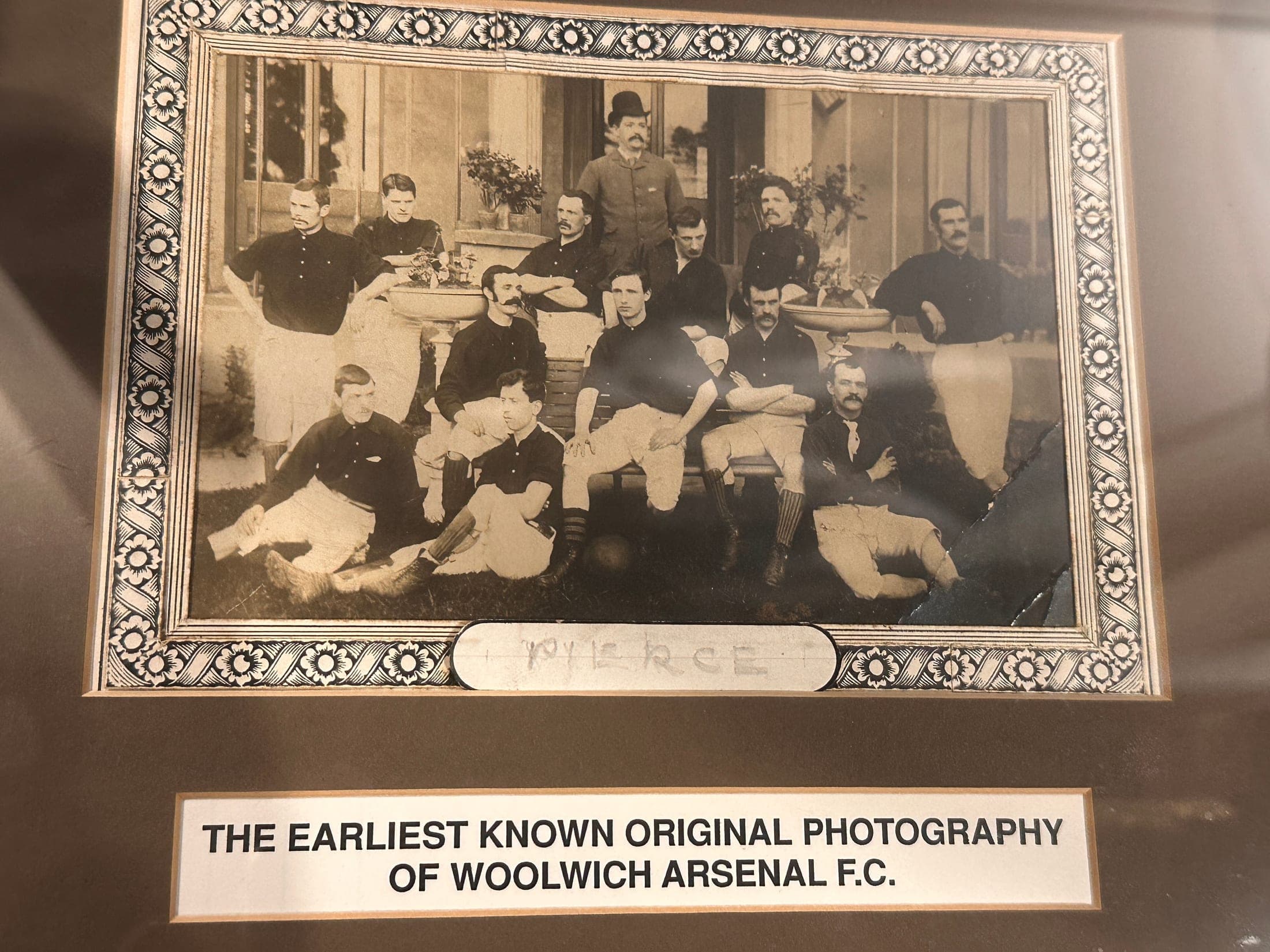 Woolwich Arsenal FC, 1888, one of the earliest known photographs of the club